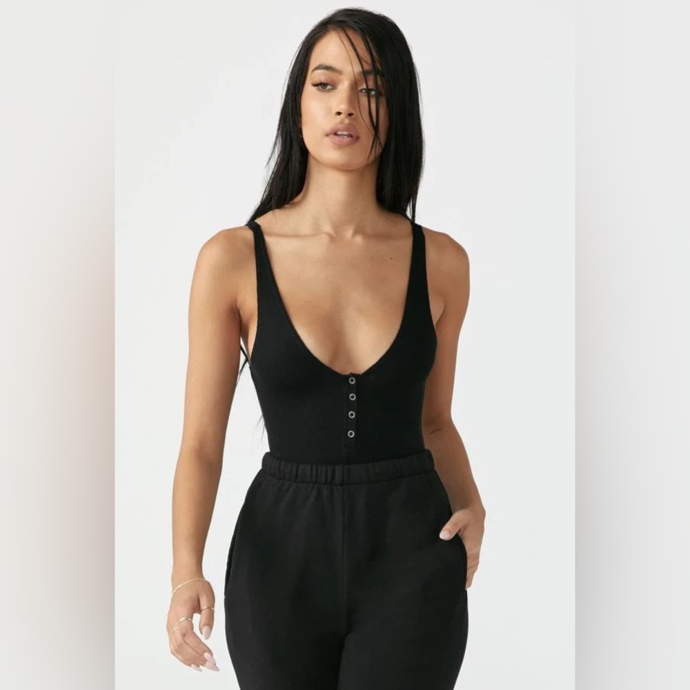 Joah Brown Snap Crop Tank XS/S